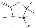 2,2,5,5-Tetramethyl-3-oxopyrrolidine 1-oxide Struktur