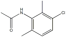 2'-メチル-3'-クロロ-6'-メチルアセトアニリド 化学構造式