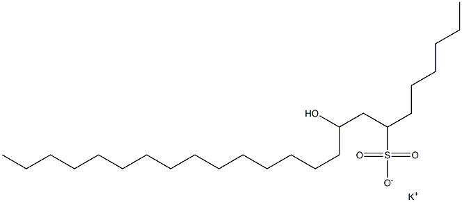9-Hydroxytetracosane-7-sulfonic acid potassium salt