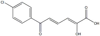 (2Z,4E)-2-Hydroxy-6-(4-chlorophenyl)-6-oxo-2,4-hexadienoic acid