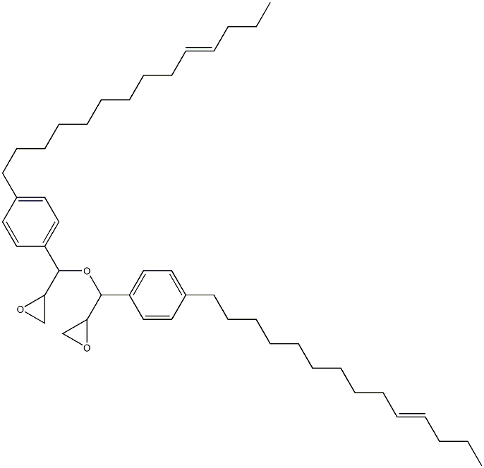 4-(10-Tetradecenyl)phenylglycidyl ether Struktur