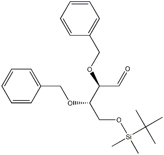 (2R,3S)-2,3-Bis(benzyloxy)-4-(tert-butyldimethylsilyloxy)butanal