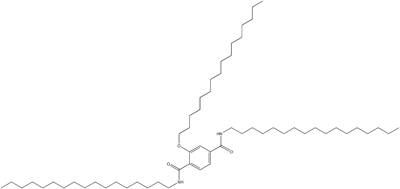 2-(Hexadecyloxy)-N,N'-diheptadecylterephthalamide Structure
