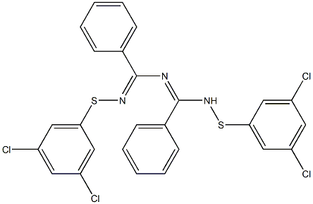 1,5-Bis[(3,5-dichlorophenyl)thio]-2,4-diphenyl-1,3,5-triaza-2,4-pentadiene|