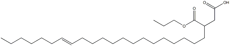 3-(14-Henicosenyl)succinic acid 1-hydrogen 4-propyl ester Structure