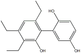 3',4',6'-Triethyl-1,1'-biphenyl-2,2',5-triol Structure