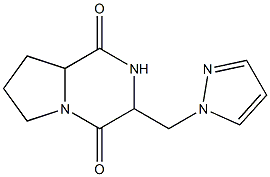 3-[(1H-Pyrazol-1-yl)methyl]hexahydropyrrolo[1,2-a]pyrazine-1,4-dione