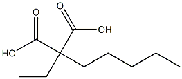 Octane-3,3-dicarboxylic acid Struktur