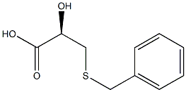 [R,(-)]-3-(Benzylthio)-2-hydroxypropionic acid Structure