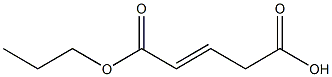 2-Pentenedioic acid hydrogen 1-propyl ester|