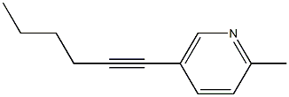  5-(1-Hexynyl)-2-methylpyridine