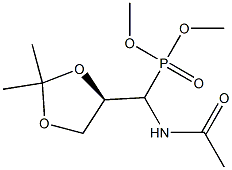[(R)-(2,2-Dimethyl-1,3-dioxolan-4-yl)(acetylamino)methyl]phosphonic acid dimethyl ester
