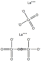 Lanthanum chromate Struktur
