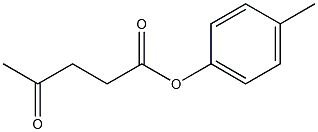 3-Acetylpropionic acid 4-methylphenyl ester Struktur