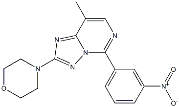2-Morpholino-5-[3-nitrophenyl]-8-methyl[1,2,4]triazolo[1,5-c]pyrimidine