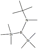 (tert-Butylmethylamino)bis(trimethylsilyl)borane Structure
