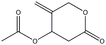 4-Acetoxytetrahydro-5-methylene-2H-pyran-2-one