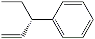 [S,(+)]-3-Phenyl-1-pentene 结构式