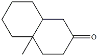 1,4,4a,5,6,7,8,8a-Octahydro-4a-methylnaphthalen-2(3H)-one Structure