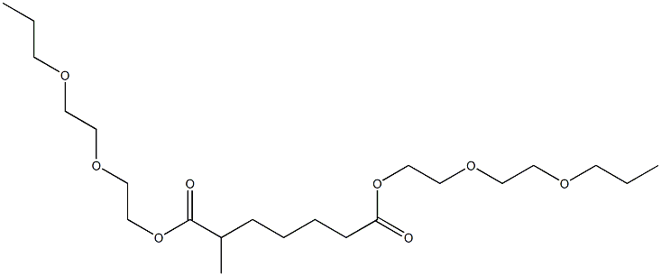 Hexane-1,5-dicarboxylic acid bis[2-(2-propoxyethoxy)ethyl] ester 结构式