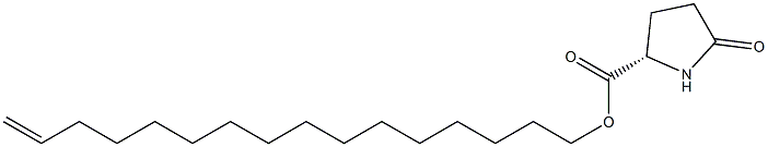 (S)-5-Oxopyrrolidine-2-carboxylic acid 15-hexadecenyl ester 结构式