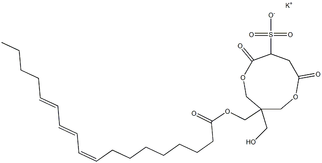 1-[[[(9Z,11E,13E)-1-Oxo-9,11,13-octadecatrien-1-yl]oxy]methyl]-1-(hydroxymethyl)-4,7-dioxo-3,8-dioxacyclononane-6-sulfonic acid potassium salt