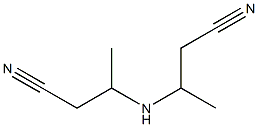 3,3'-Iminobis(butyronitrile) Struktur