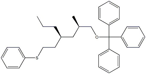 (4S,6R)-4-(2-Phenylthioethyl)-6-methyl-7-triphenylmethoxyheptane