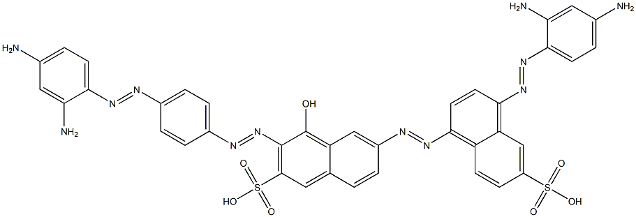 3-[4-(2,4-Diaminophenylazo)phenylazo]-6-[4-(2,4-diaminophenylazo)-6-sulfo-1-naphthalenylazo]-4-hydroxy-2-naphthalenesulfonic acid
