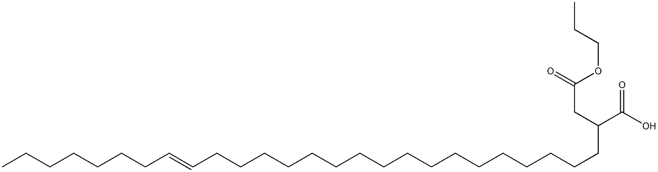2-(18-ヘキサコセニル)こはく酸1-水素4-プロピル 化学構造式