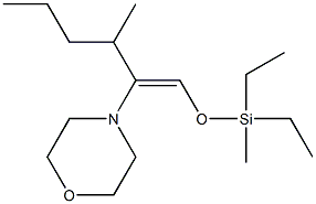 1-Morpholino-1-[[diethyl(methyl)silyl]oxymethylene]-2-methylpentane