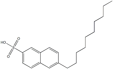 6-Decyl-2-naphthalenesulfonic acid Structure