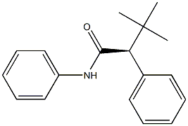 [S,(+)]-3,3-Dimethyl-N,2-diphenylbutyramide Structure