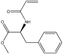 N-Acryloyl-L-phenylalanine methyl ester Struktur