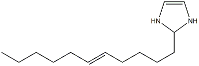 2-(5-Undecenyl)-4-imidazoline Struktur