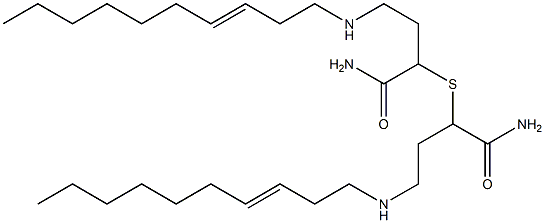 2-[[(3E)-3-デセニル]アミノ]エチル(カルバモイルメチル)スルフィド 化学構造式