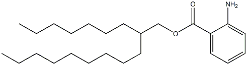 o-Aminobenzoic acid 2-heptylundecyl ester Struktur