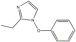2-エチル-1-フェノキシ-1H-イミダゾール 化学構造式