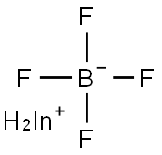 Indium(I) tetrafluoroborate 结构式