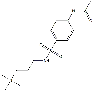  3-[p-(Acetylamino)phenylsulfonylamino]propyltrimethylaminium