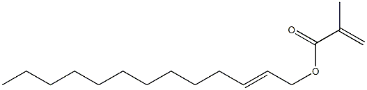 Methacrylic acid (2-tridecenyl) ester Struktur