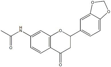 7-Acetylamino-3',4'-methylenebisoxyflavanone