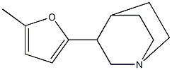 3-(5-Methyl-2-furanyl)quinuclidine Structure