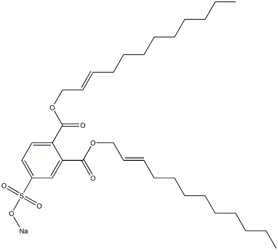4-(Sodiosulfo)phthalic acid di(2-dodecenyl) ester|