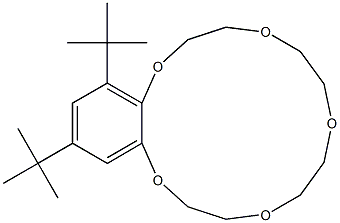 14,16-Di-tert-butyl-2,3,5,6,8,9,11,12-octahydro-1,4,7,10,13-benzopentaoxacyclopentadecin Structure