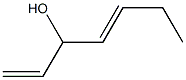 1,4-Heptadien-3-ol Structure