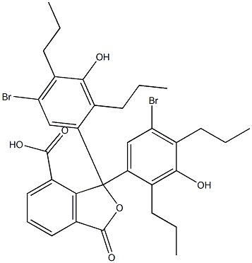 1,1-Bis(5-bromo-3-hydroxy-2,4-dipropylphenyl)-1,3-dihydro-3-oxoisobenzofuran-7-carboxylic acid