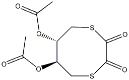 (6S,7S)-6,7-Bis(acetyloxy)-1,4-dithiocane-2,3-dione|