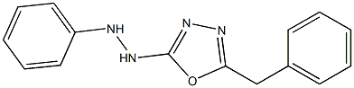 1-Phenyl-2-(5-benzyl-1,3,4-oxadiazol-2-yl)hydrazine Structure
