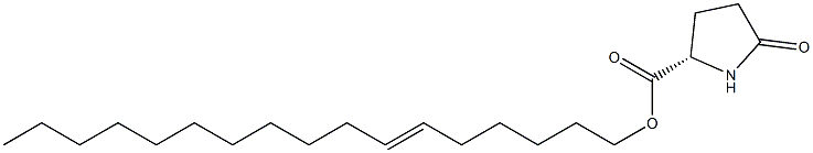 (S)-5-Oxopyrrolidine-2-carboxylic acid 6-heptadecenyl ester 结构式